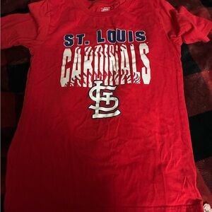 St. Louis Cardinals Red Tee with Team Logo